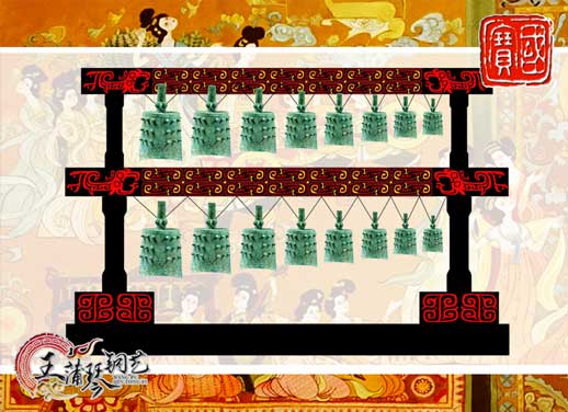 16件晉侯穌青銅編鐘，西周時期編鐘編磬