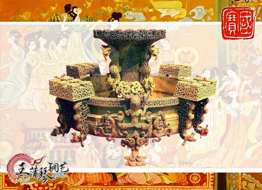 銅尊盤，曾侯乙尊盤，國寶級文物之一